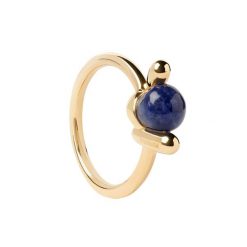 P D Paola Pierścionek P D Paola Twist złoty - 925 sterling silver/srebro/pozłacany Pierścionki 1 ct Damski. Szare pierścionki P D Paola, pozłacane. Za 382.99 zł.