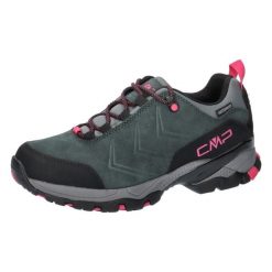 Damskie buty trekkingowe CMP Melnick WP Low. Czarne trekkingi CMP, z gumy. Za 397.10 zł.