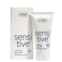 Ziaja Sensitive – krem na dzień o działaniu łagodzącym Kremy do twarzy 50 ml. Kremy do twarzy Ziaja. Za 73.59 zł.