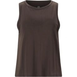 Damski tank top Athlecia Haze. Brązowe topy Athlecia, bez wzorów, bez kołnierzyka, bez ramiączek. Za 136.50 zł.