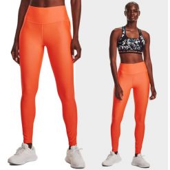 Legginsy treningowe damskie UNDER ARMOUR szybkoschnące termoaktywne. Brązowe legginsy Under Armour, l, bez wzorów. Za 109.99 zł.