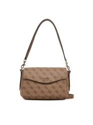Guess Torebka HWLG96 48190 Beżowy. Brązowe torebki klasyczne Guess, z aplikacjami, ze skóry, bez dodatków. Za 469.99 zł.