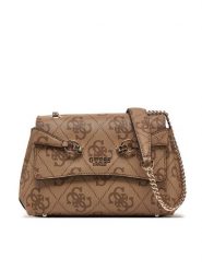 Guess Torebka HWOS96 39210 Brązowy. Brązowe torebki klasyczne Guess, z aplikacjami, ze skóry, bez dodatków. Za 329.99 zł.