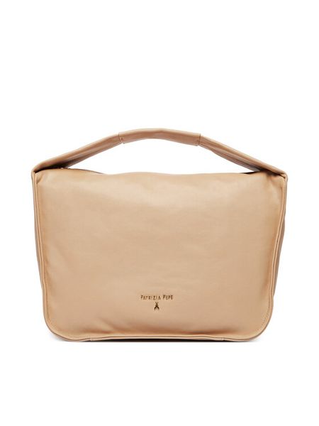 Patrizia Pepe Torebka 8B0314/L177-R874 Beżowy. Brązowe torebki klasyczne Patrizia Pepe, bez wzorów, ze skóry, bez dodatków. Za 1,129.00 zł.