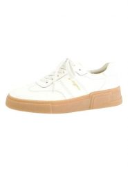 Paul Green Skórzane sneakersy w kolorze białym rozmiar: 40. Białe trampki Paul Green, bez wzorów, bez zapięcia. Za 438.94 zł.
