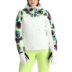 Kurtka narciarska damska Spyder Optimist. Białe kurtki narciarskie Spyder, s, bez wzorów, bez kaptura, narciarskie. Za 1,951.00 zł.