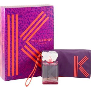 KENZO Couleur Rose Pink SET (EDP 50ml + POUCH). Perfumy damskie Kenzo. Za 108.31 zł.