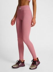 Damskie legginsy bezszwowe Hummel Pulse. Niebieskie legginsy Hummel, l, z aplikacjami, z dzianiny. Za 168.00 zł.