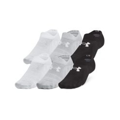 Under Armour UNISEX UA ESSENTIAL 6PK ULT Skarpetki unisex. Czarne skarpety Under Armour, bez wzorów, z elastanu. Za 62.99 zł.