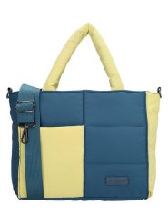 Beagles Torebka "Calvia Duo" w kolorze żółto-niebieskim - 32 x 21 x 11 cm rozmiar: onesize. Niebieskie torby na ramię Beagles, bez wzorów, z materiału, przez ramię, bez dodatków. Za 78.99 zł.