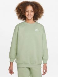 Nike Bluza w kolorze zielonym rozmiar: XL. Zielone bluzy Nike, xl, bez wzorów, z bawełny, bez kaptura. Za 144.92 zł.
