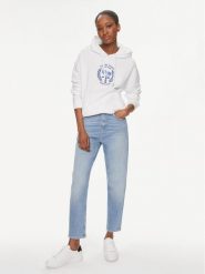 Tommy Jeans Jeansy Izzie DW0DW17603 Niebieski Straight Fit. Niebieskie jeansy Tommy Jeans, bez wzorów. Za 469.99 zł.