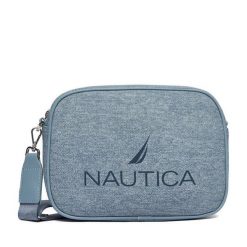Torebka Nautica. Niebieskie listonoszki Nautica, bez wzorów, bez dodatków. Za 129.99 zł.