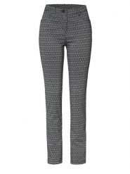 Rosner Spodnie w kolorze czarno-białym rozmiar: 44K. Białe spodnie materiałowe Rosner, bez wzorów, z materiału. Za 174.45 zł.