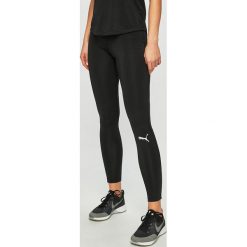 Puma - Legginsy. Czarne legginsy Puma, l, bez wzorów, z dzianiny. W wyprzedaży za 179.90 zł.