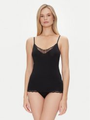 YSABEL MORA Top 19048 Czarny Slim Fit. Czarne koszule nocne YSABEL MORA, s, bez wzorów, z syntetyku, bez ramiączek. Za 69.99 zł.