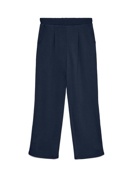 Vero Moda Spodnie materiałowe Hali 10339404 Granatowy Straight Fit. Niebieskie spodnie materiałowe Vero Moda, xl, bez wzorów, z materiału. Za 139.99 zł.