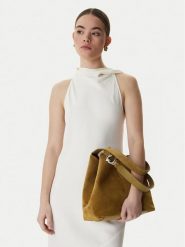 Coccinelle Torebka The Coccinelle C-Easy E1 THE 11 02 01 Khaki. Brązowe shopper Coccinelle, bez wzorów, ze skóry, bez dodatków. Za 1,269.00 zł.