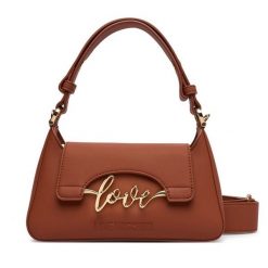 Torebka LOVE MOSCHINO. Brązowe torebki klasyczne Love Moschino, bez wzorów, bez dodatków. Za 919.99 zł.