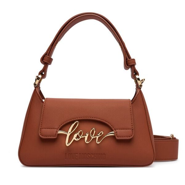 Torebka LOVE MOSCHINO. Brązowe torebki klasyczne Love Moschino, bez wzorów, bez dodatków. Za 919.99 zł.