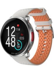 Polar Zegarek fitness ''Vantage V3'' w kolorze srebrno-pomarańczowym rozmiar: onesize. Pomarańczowe, cyfrowe zegarki Polar, metalowe. Za 1,687.99 zł.