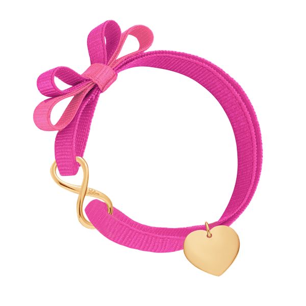 Bransoletka Cotton candy. Czerwone bransoletki Lilou, pozłacane. Za 297.00 zł.