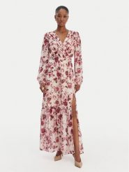 Guess Sukienka wieczorowa W6RK39 WJ712 Écru Regular Fit. Sukienki Guess, xxl, z aplikacjami, z syntetyku, wizytowe, bez kołnierzyka, bez ramiączek. Za 699.99 zł.