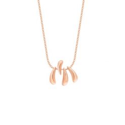 Naszyjnik Forza różowe pozłocenie. Czerwone naszyjniki Lilou, z mosiądzu. Za 239.00 zł.