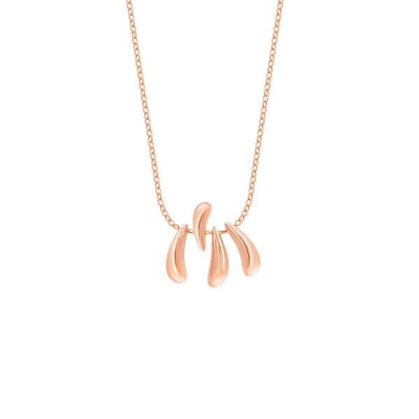 Naszyjnik Forza różowe pozłocenie. Czerwone naszyjniki Lilou, z mosiądzu. Za 239.00 zł.