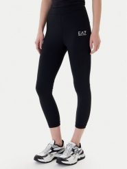 EA7 Emporio Armani Legginsy 7W000932 AF21580 UC001 Czarny Slim Fit. Czarne legginsy EA7 Emporio Armani, xl, bez wzorów, z syntetyku. Za 429.99 zł.