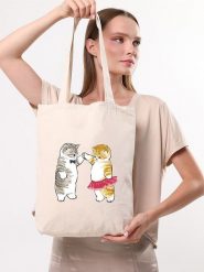 MORI Torebka w kolorze kremowym - 35 x 40 x 8 cm rozmiar: onesize. Brązowe torby na ramię MORI, bez wzorów, z bawełny, na ramię, bez dodatków. Za 30.99 zł.