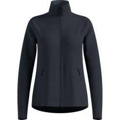 Bluza bez kaptura rozpinana Odlo Mid layer full zip GRID FLEECE. Czarne bluzy Odlo, l, bez wzorów, z elastanu, bez kaptura. Za 382.49 zł.