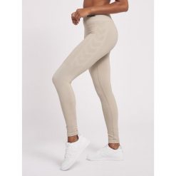 Damskie legginsy mid-rise Hummel Clea. Szare legginsy Hummel, bez wzorów, na jogę i pilates. Za 205.00 zł.