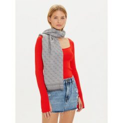 Szal Guess. Szare szaliki Guess, z aplikacjami. Za 269.99 zł.