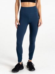 Dare 2b Legginsy sportowe "Power" w kolorze granatowym rozmiar: 40. Niebieskie legginsy Dare 2b, bez wzorów, z materiału, outdoorowe. Za 123.25 zł.