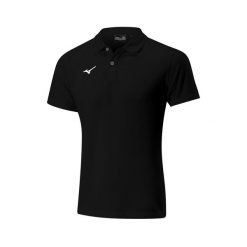 Polo Mizuno Shizuoka. Czarne koszulki polo Mizuno, bez wzorów, bez kołnierzyka, bez ramiączek. W wyprzedaży za 136.00 zł.