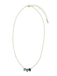 Otazu Pozłacany naszyjnik z kryształami Swarovski - dł. 42 cm rozmiar: onesize. Brązowe naszyjniki Otazu, z kryształem, pozłacane. Za 246.53 zł.
