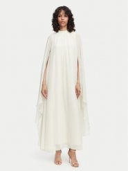 Vero Moda Sukienka wieczorowa Jasmine 10347654 Kremowy Relaxed Fit. Białe sukienki Vero Moda, s, bez wzorów, z syntetyku, wizytowe, bez kołnierzyka, bez ramiączek. Za 449.99 zł.
