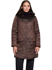 Betty Barclay Dwustronny płaszcz w kolorze brązowym rozmiar: 46. Brązowe płaszcze Betty Barclay, bez wzorów, z puchu, bez kaptura. Za 479.95 zł.