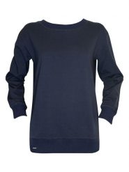 Magic Bodyfashion Bluza w kolorze granatowym rozmiar: L. Niebieskie bluzy MAGIC Bodyfashion, l, bez wzorów, bez kaptura. Za 140.86 zł.