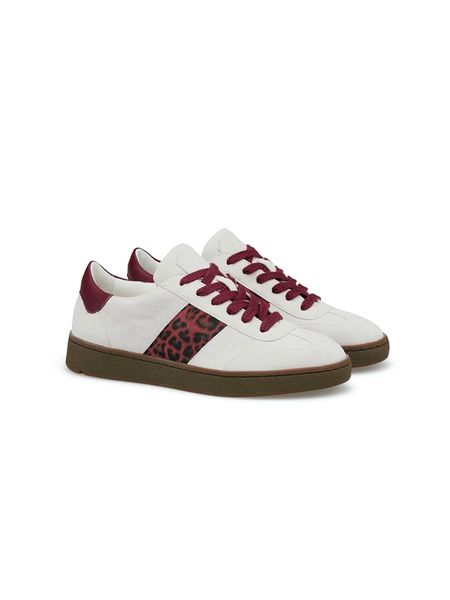 LLOYD Skórzane sneakersy w kolorze biało-czerwonym rozmiar: 39. Białe trampki LLOYD, bez wzorów, bez zapięcia. Za 289.95 zł.