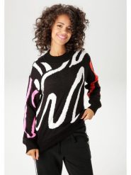 Aniston Sweter w kolorze czarnym rozmiar: 42. Czarne swetry Aniston, bez wzorów, bez ramiączek. Za 41.49 zł.