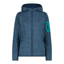 Bluza damska turystyczna CMP 3H19826. Niebieskie bluzy CMP, l, bez wzorów, bez kaptura. Za 297.50 zł.