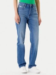 Calvin Klein Jeans Jeansy LV047B913G Niebieski Straight Fit. Niebieskie jeansy Calvin Klein Jeans, bez wzorów. Za 559.99 zł.