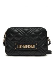LOVE MOSCHINO Torebka JC4150PP1MLA0000 Czarny. Czarne listonoszki Love Moschino, bez wzorów, ze skóry, bez dodatków. Za 419.99 zł.