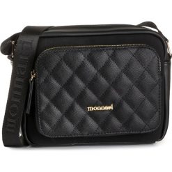 Torebka MONNARI - BAG8510-020 Black. Czarne listonoszki Monnari, bez wzorów, ze skóry ekologicznej, klasyczne, bez dodatków. W wyprzedaży za 139.00 zł.