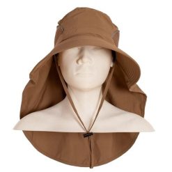 Kapelusz outdoorowy wielokolorowy z szerokim rondem. Brązowe kapelusze SOFTEE, bez wzorów, z poliesteru. Za 153.99 zł.