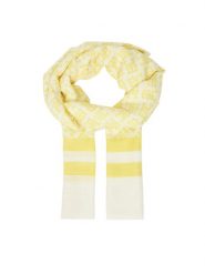 Tommy Hilfiger Szalik Beach Summer Mono Scarf AW0AW16030 Żółty. Żółte rękawiczki TOMMY HILFIGER, bez wzorów, z materiału. Za 299.99 zł.