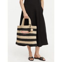 Torebka Liu Jo. Czarne shopper Liu Jo, bez wzorów, bez dodatków. Za 389.99 zł.