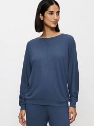 Triumph Bluza w kolorze granatowym rozmiar: 42. Niebieskie bluzy Triumph, bez wzorów, bez kaptura. Za 79.21 zł.